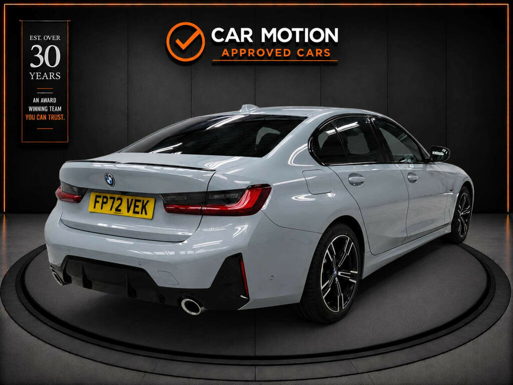 BMW 3 Series 2.0 330E M Sport FP72VEK Grey #4