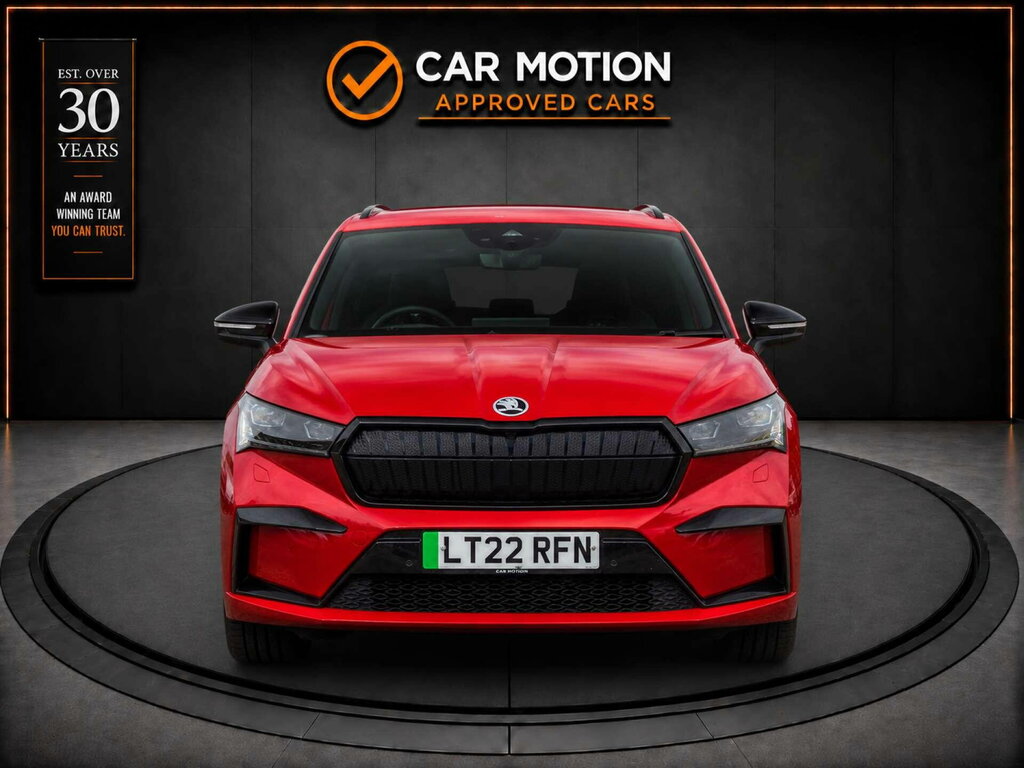 Skoda ENYAQ Enyaq Iv 80 Sportline Red #2