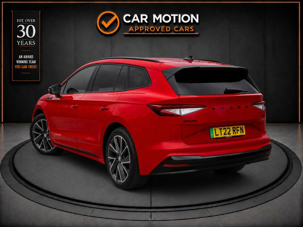 Skoda ENYAQ Enyaq Iv 80 Sportline Red #6