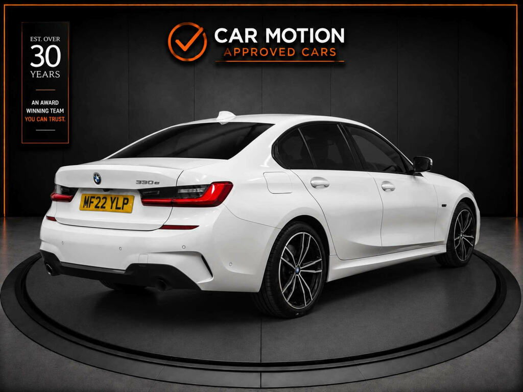 BMW 3 Series 2.0 330E M Sport MF22YLP White #4