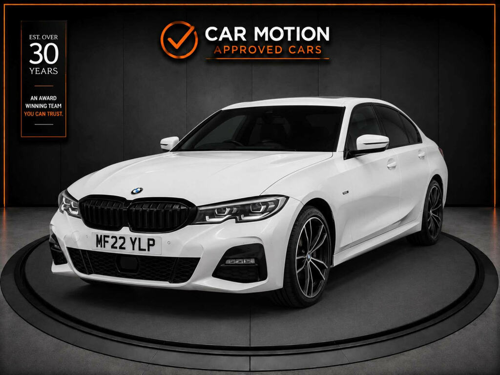 BMW 3 Series 2.0 330E M Sport MF22YLP White #3