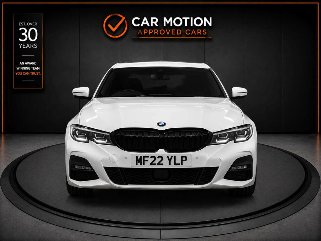 BMW 3 Series 2.0 330E M Sport MF22YLP White #2