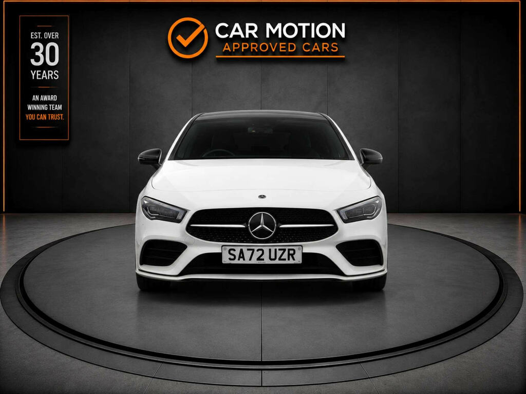 Mercedes-Benz CLA Class 1.3 Cla 250 Amg Line Premium Plus Night Edition E White #2
