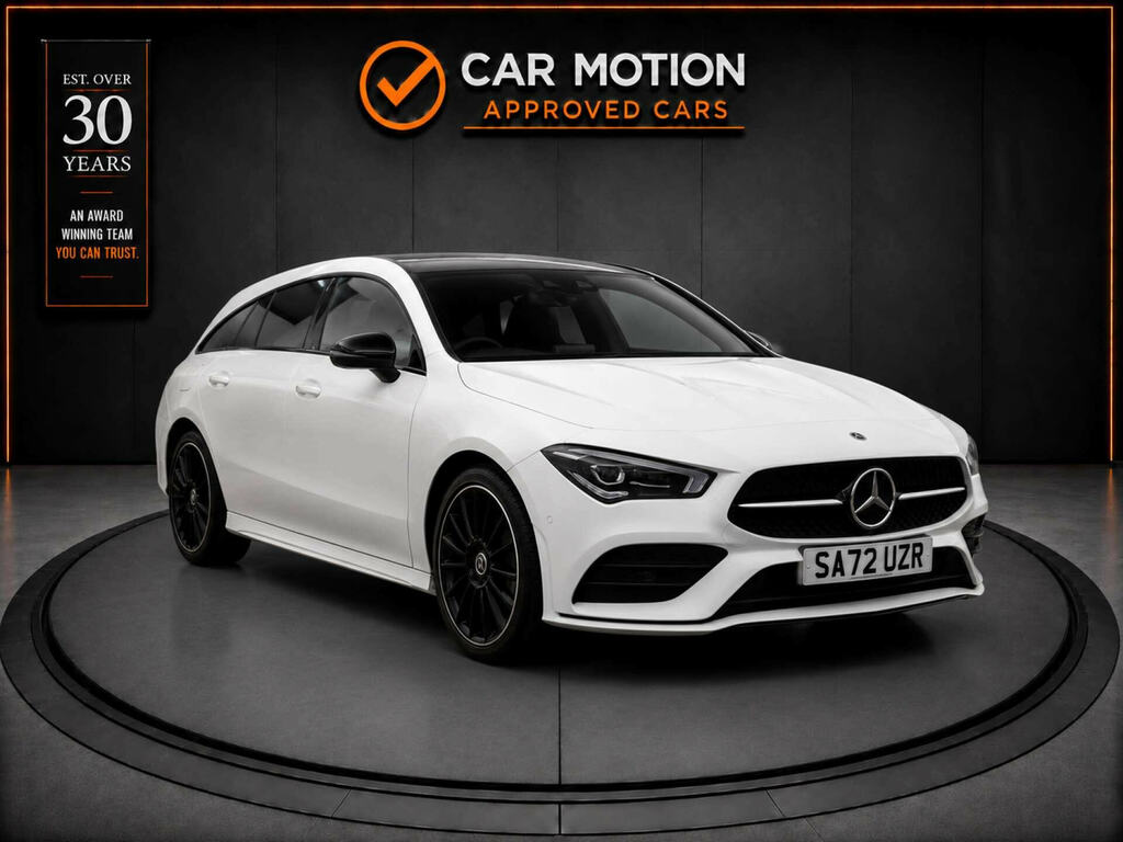 Mercedes-Benz CLA Class 1.3 Cla 250 Amg Line Premium Plus Night Edition E White