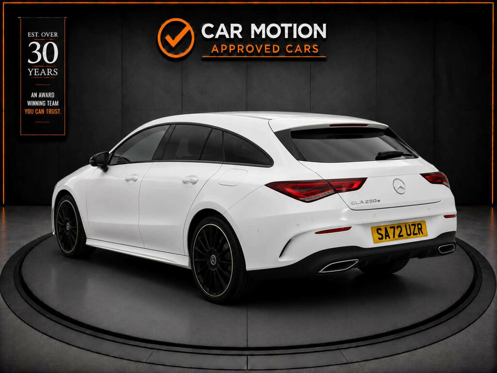 Mercedes-Benz CLA Class 1.3 Cla 250 Amg Line Premium Plus Night Edition E White #4