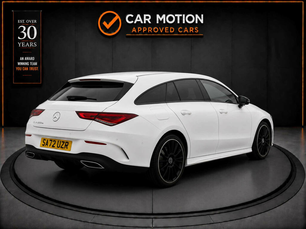Mercedes-Benz CLA Class 1.3 Cla 250 Amg Line Premium Plus Night Edition E White #6
