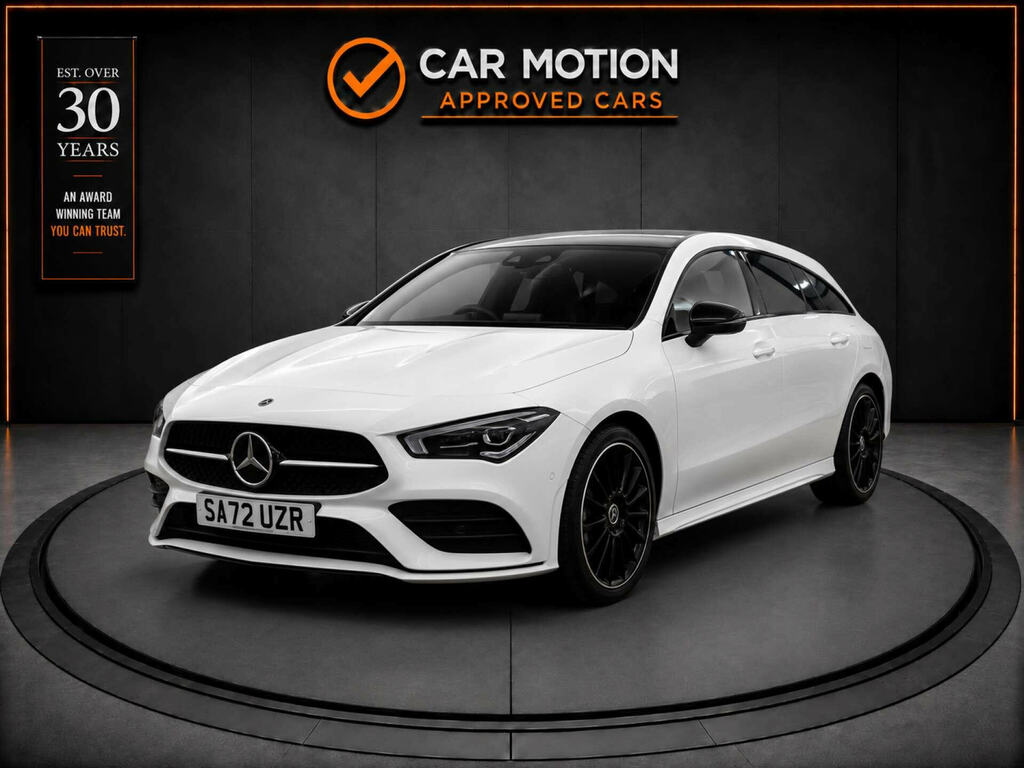 Mercedes-Benz CLA Class 1.3 Cla 250 Amg Line Premium Plus Night Edition E SA72UZR White #3