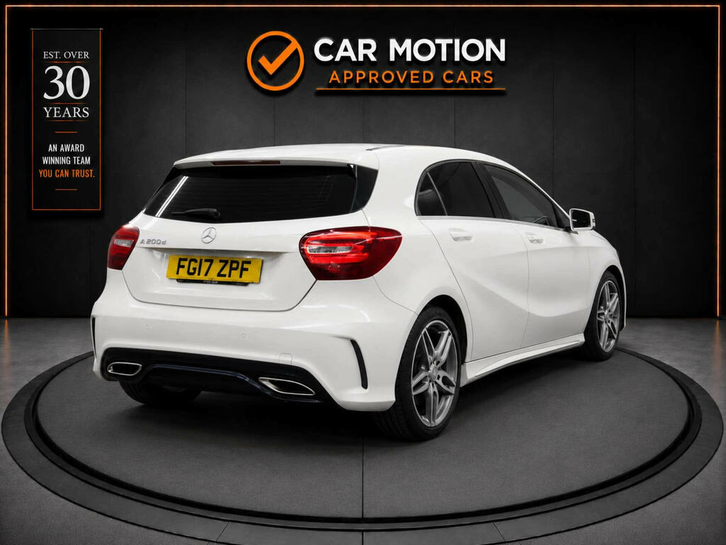 Mercedes-Benz A Class 2.1 A 200 D Amg Line White #4
