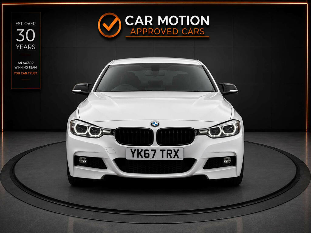 BMW 3 Series 2.0 320D M Sport Shadow Edition White #2