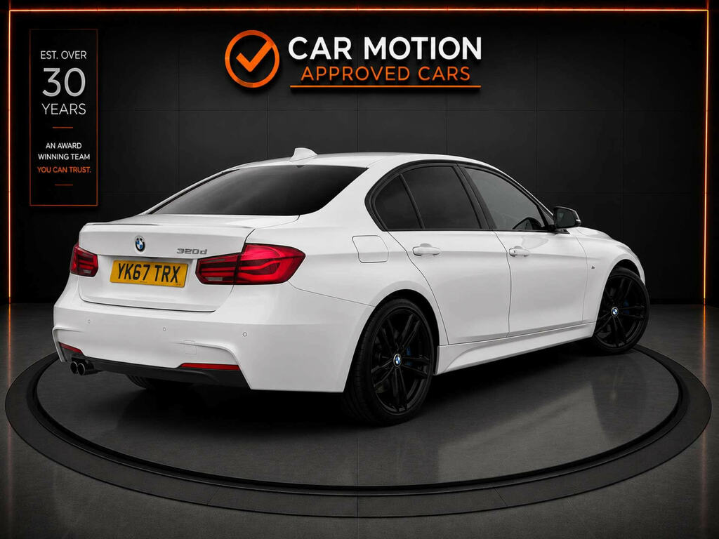 BMW 3 Series 2.0 320D M Sport Shadow Edition White #6