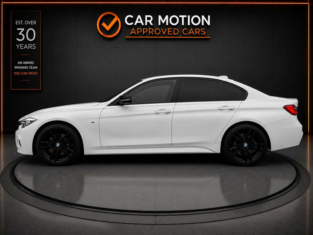 BMW 3 Series 2.0 320D M Sport Shadow Edition White #4
