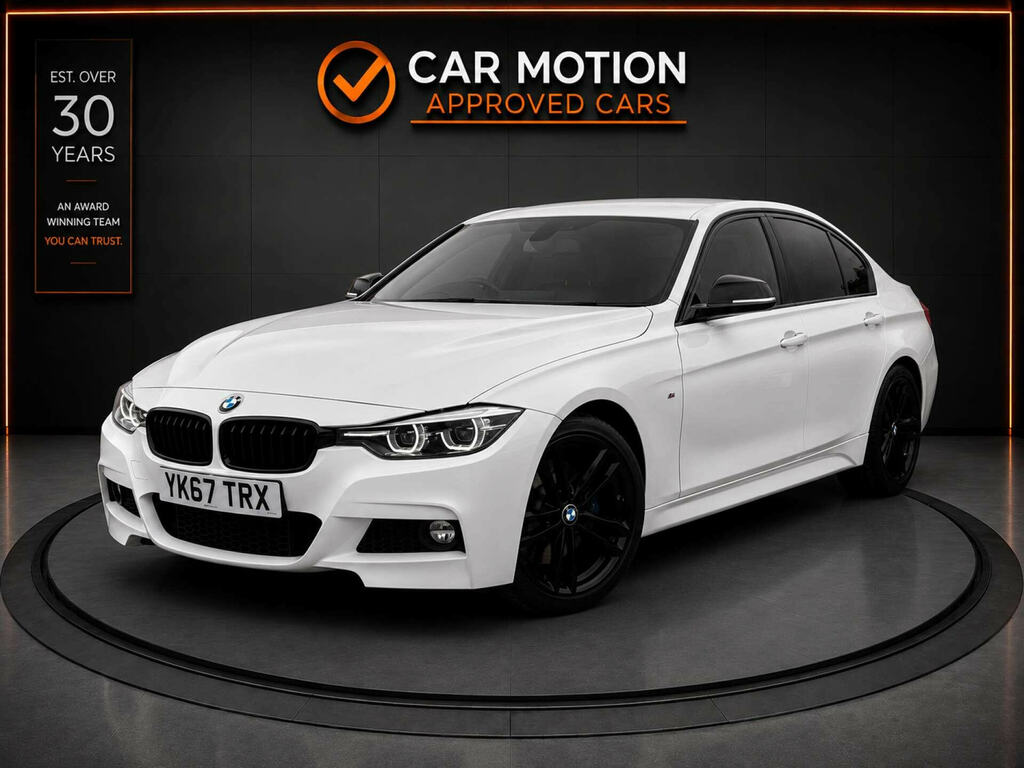 BMW 3 Series 2.0 320D M Sport Shadow Edition White #3