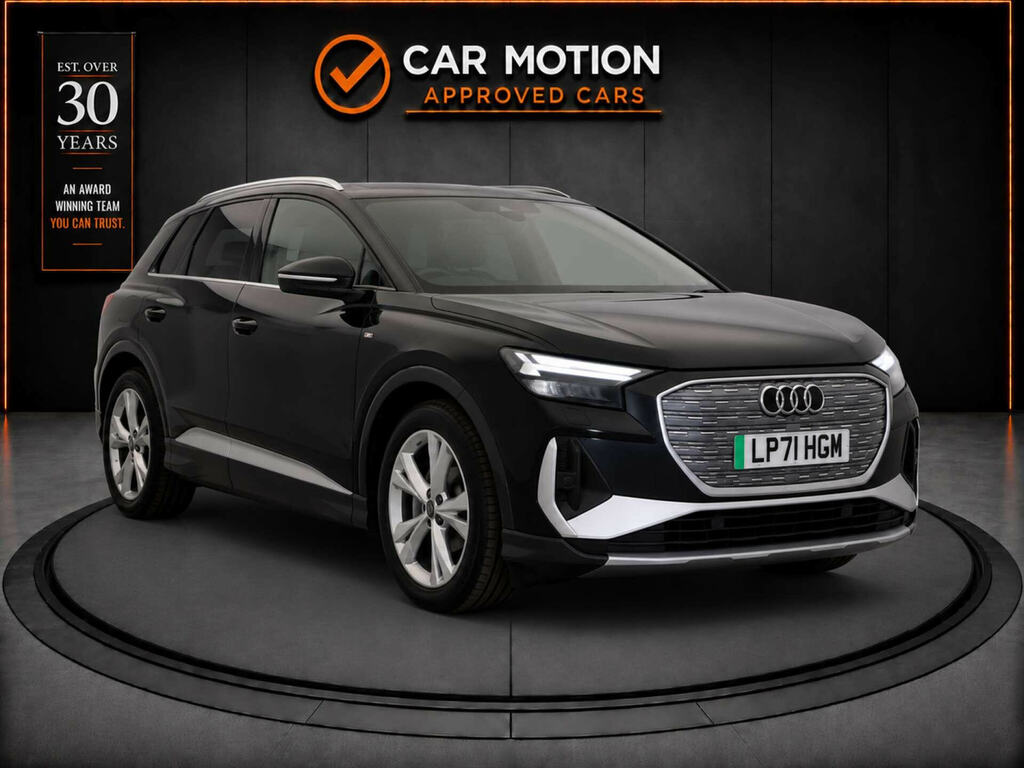 Audi Q4 E Tron Q4 E-tron S Line 40 Black