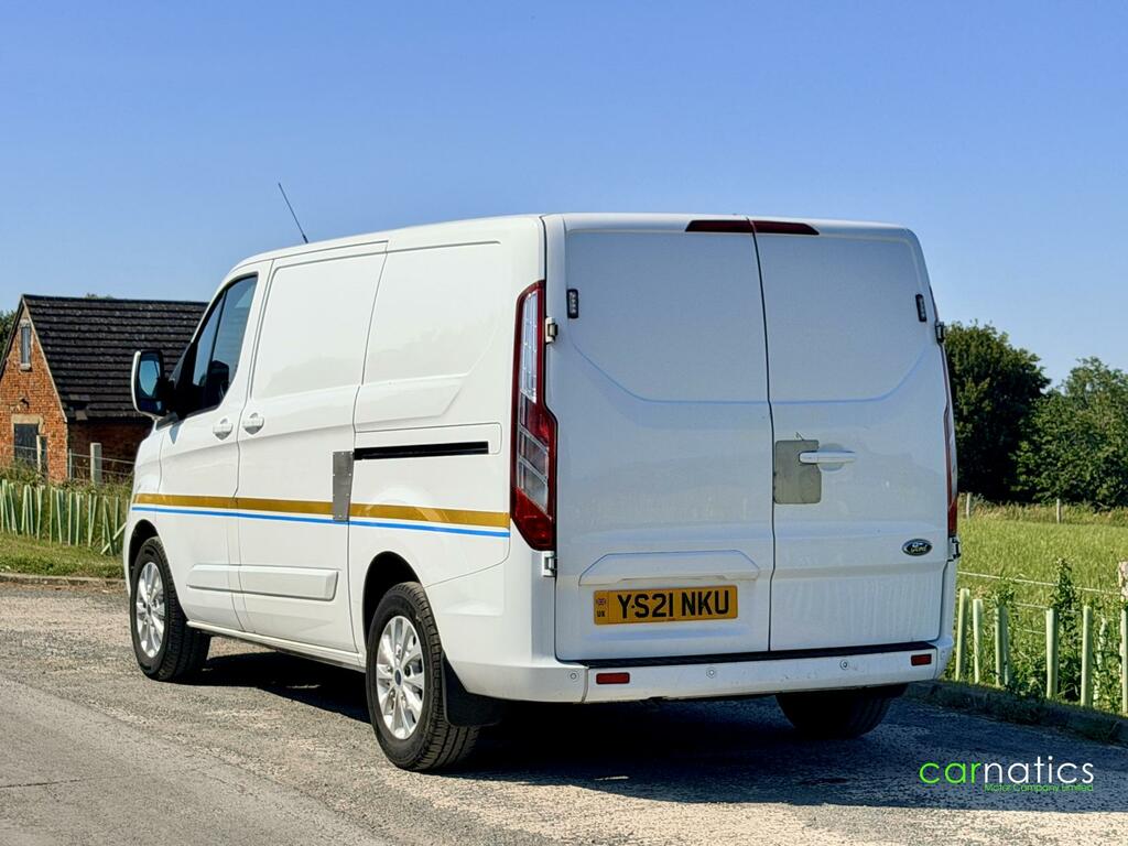 Ford Transit Custom 2.0 300 Ecoblue Limited Panel Van Manua YS21NKU White #4
