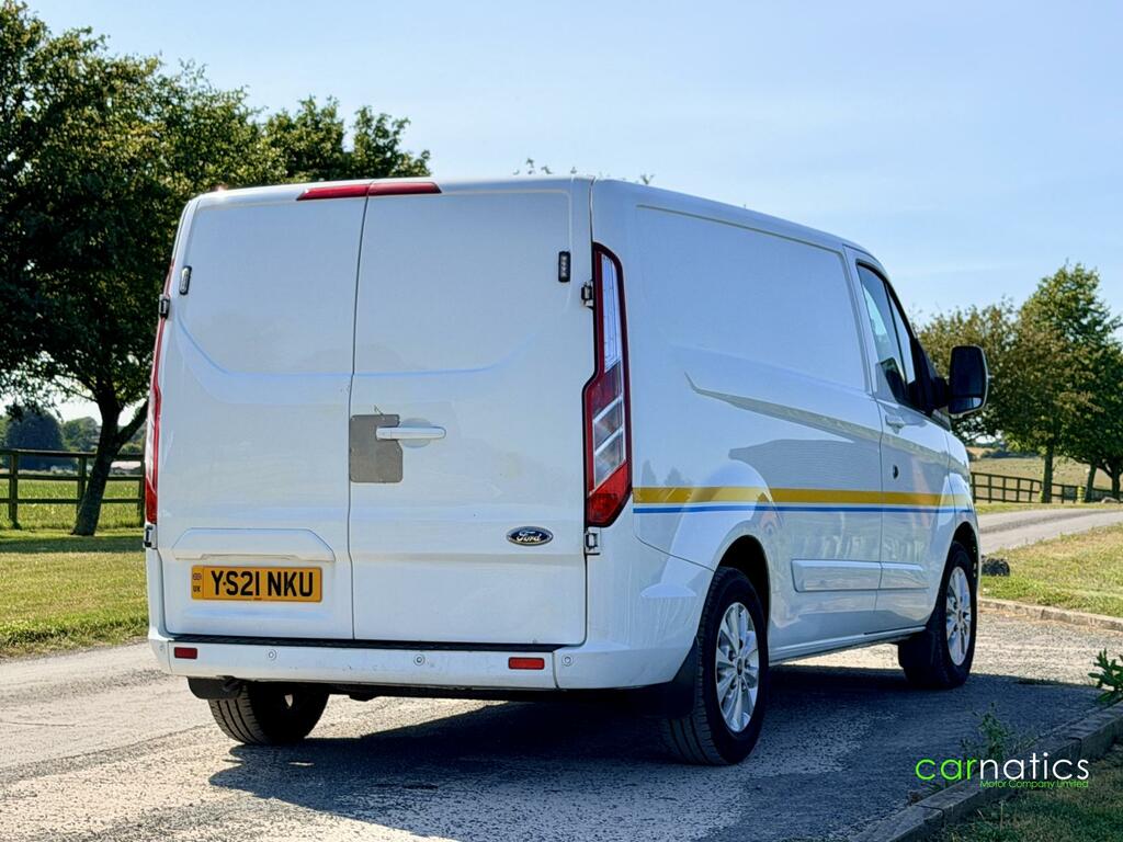 Ford Transit Custom 2.0 300 Ecoblue Limited Panel Van Manua YS21NKU White #2
