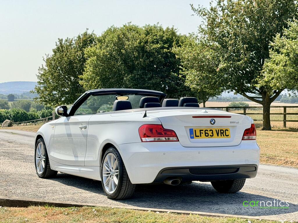 BMW 1 Series 2.0 118D M Sport Convertible Euro White #5