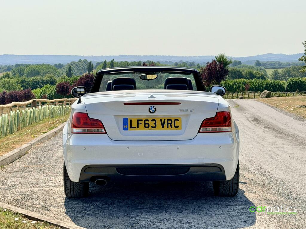 BMW 1 Series 2.0 118D M Sport Convertible Euro White #4