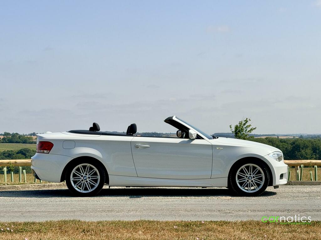 BMW 1 Series 2.0 118D M Sport Convertible Euro White #2