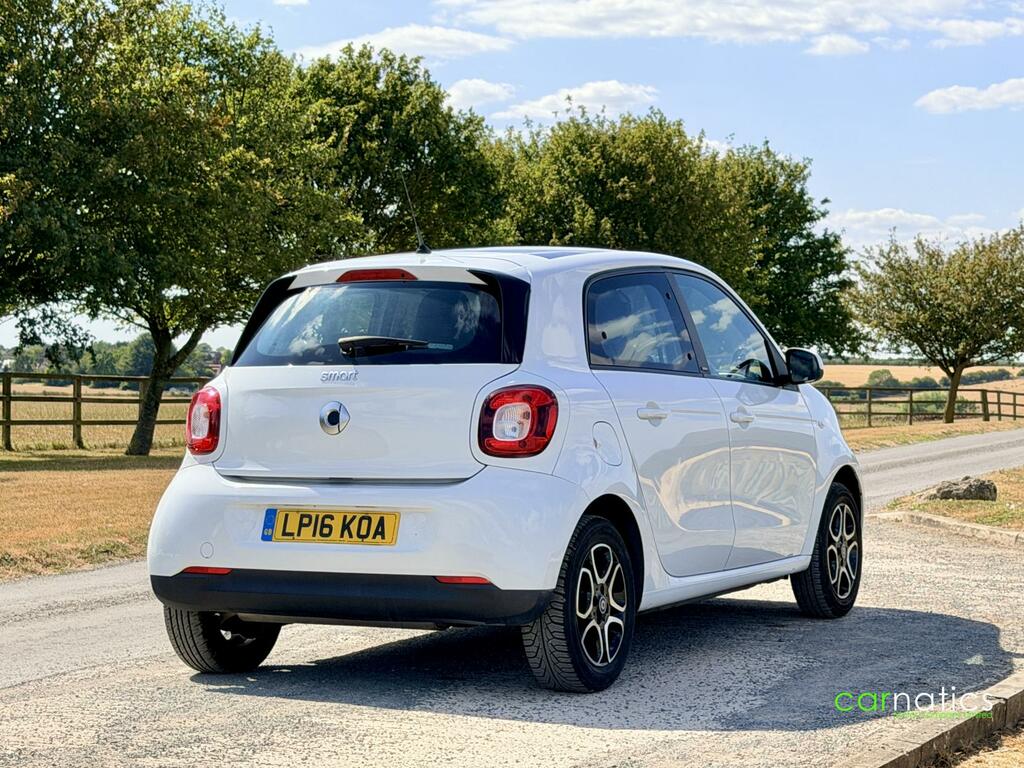 Smart Forfour 0.9T Prime Hatchback Twinamic Euro 6 S White