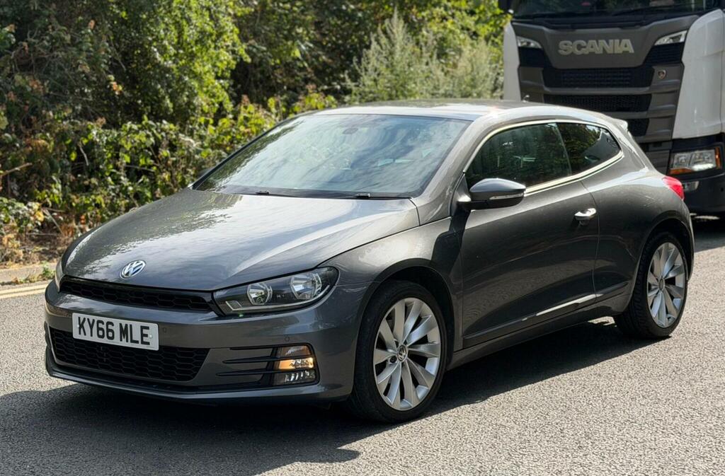 Volkswagen Scirocco Hatchback 2.0 Tdi Bluemotion Tech Gt Euro 6 Ss KY66MLE Grey #3