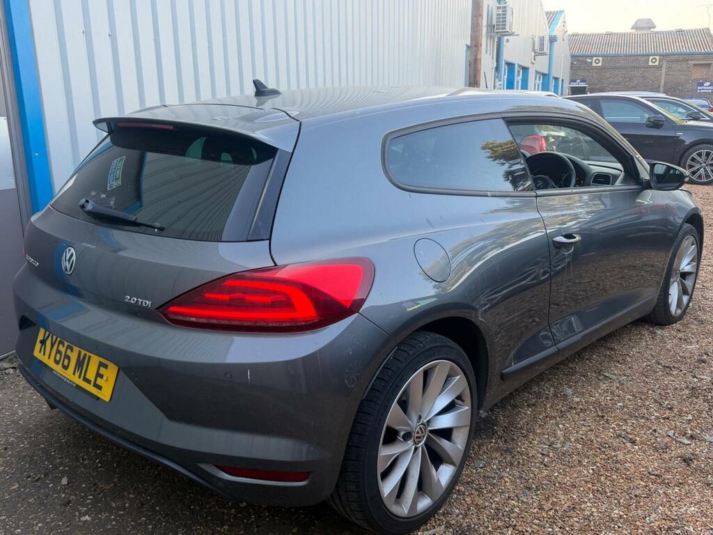 Volkswagen Scirocco Hatchback 2.0 Tdi Bluemotion Tech Gt Euro 6 Ss KY66MLE Grey #3