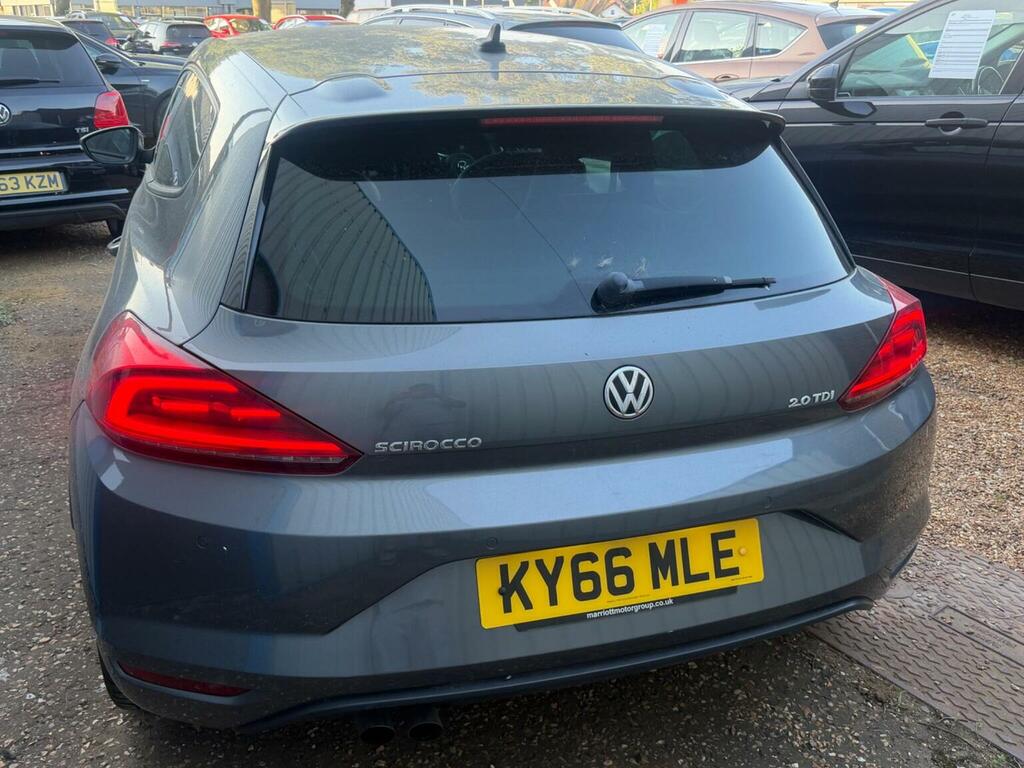 Volkswagen Scirocco Hatchback 2.0 Tdi Bluemotion Tech Gt Euro 6 Ss KY66MLE Grey #4