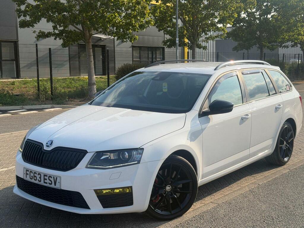 Skoda Octavia 2.0 Tdi Vrs Euro 5 Ss White #2