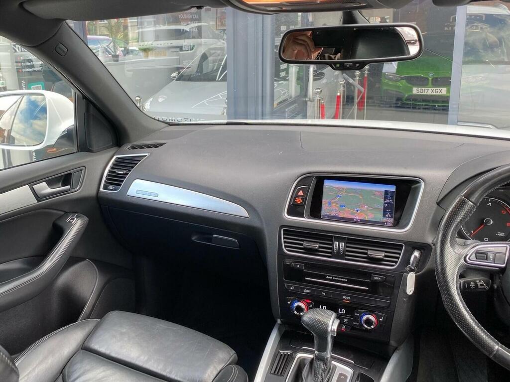 Audi Q5 2.0 Tdi S Line Plus S Tronic Quattro Euro 5 Ss White #4
