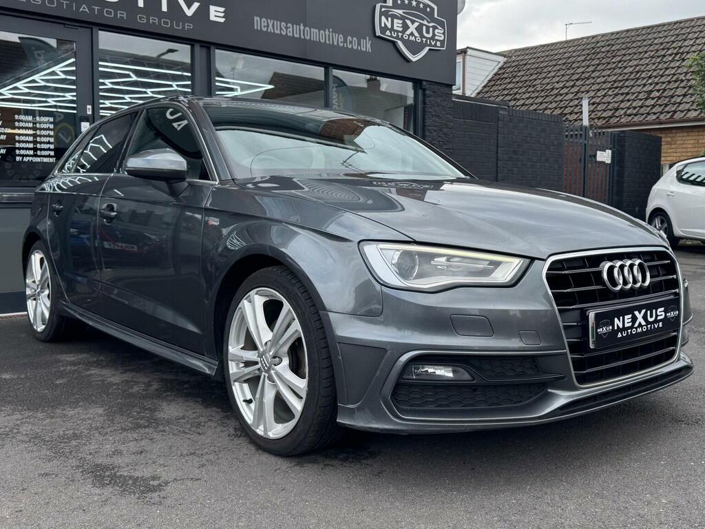 Audi A3 1.6 Tdi S Line Sportback Euro 6 Ss Grey #2