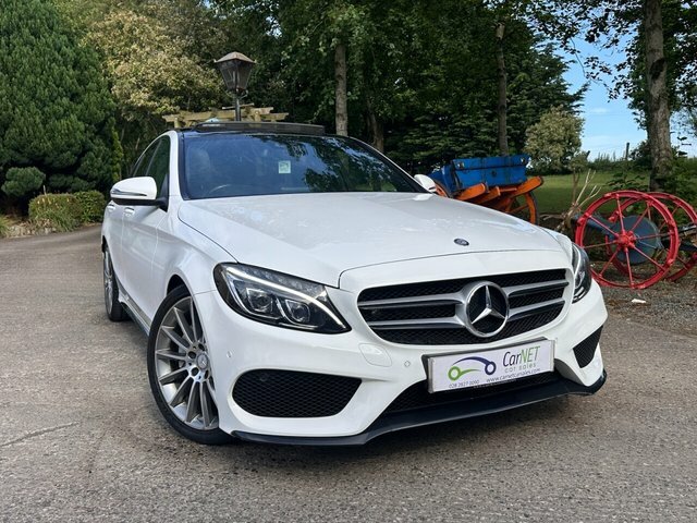 Mercedes-Benz C Class 2016 2.1 C220d Amg Line Premium Saloon Diese White #6