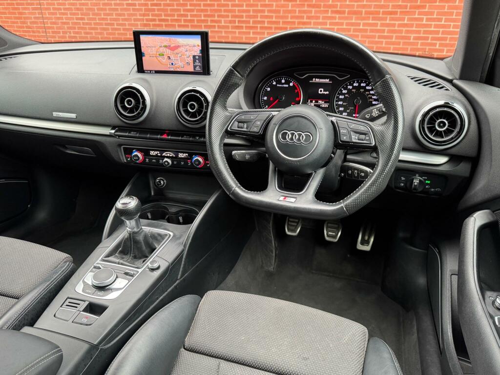 Audi A3 1.4 Tfsi Cod S Line Sportback Euro 6 Ss Black #3