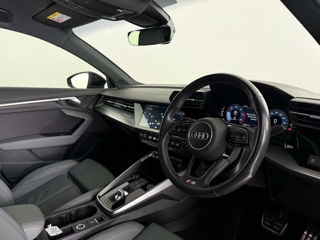 Audi A3 2.0 Tdi 35 S Line Sportback S Tronic Euro 6 Ss RF72HLM Black #3