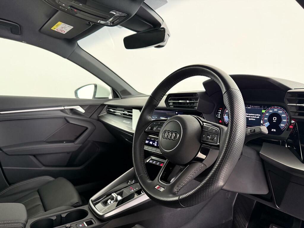 Audi A3 1.5 Tfsi 35 S Line Sportback S Tronic Euro 6 Ss White #3