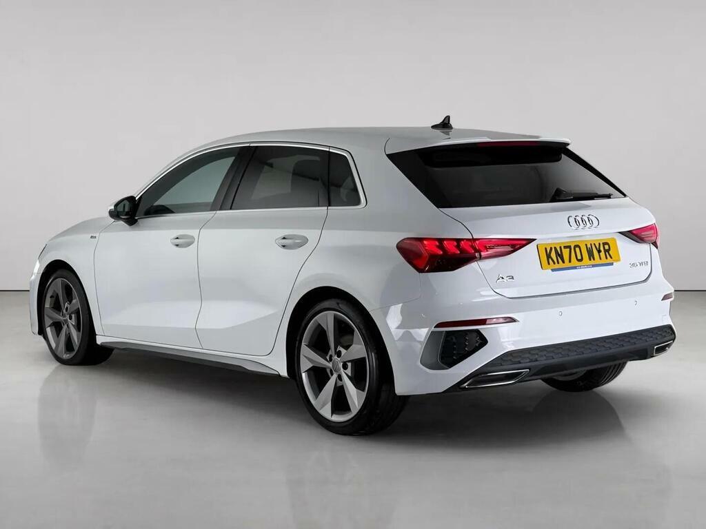 Audi A3 1.5 Tfsi 35 S Line Sportback S Tronic Euro 6 Ss White #2