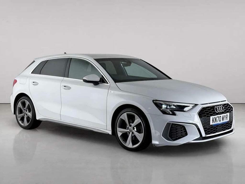 Audi A3 1.5 Tfsi 35 S Line Sportback S Tronic Euro 6 Ss White