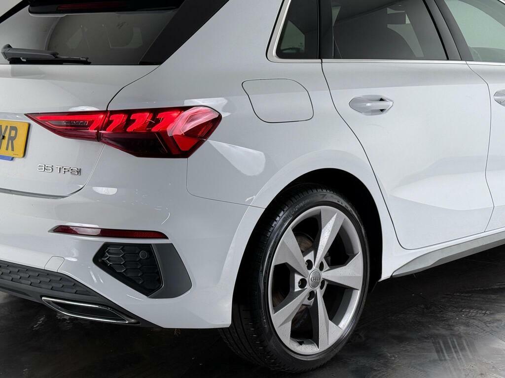 Audi A3 1.5 Tfsi 35 S Line Sportback S Tronic Euro 6 Ss White #6