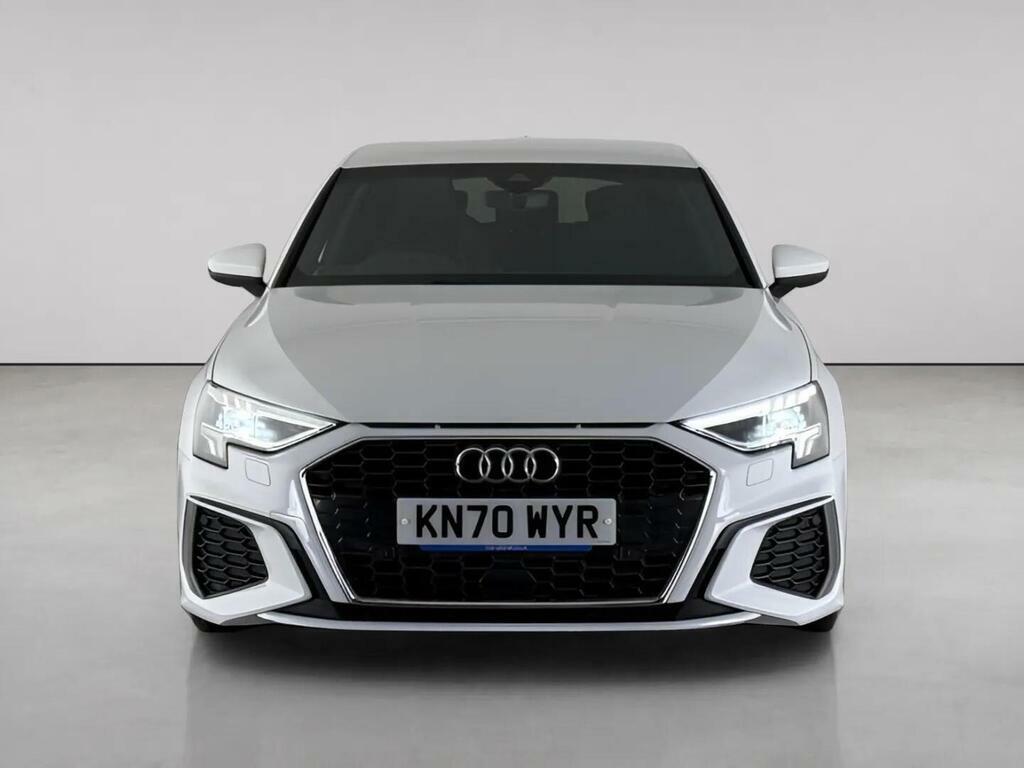 Audi A3 1.5 Tfsi 35 S Line Sportback S Tronic Euro 6 Ss White #3