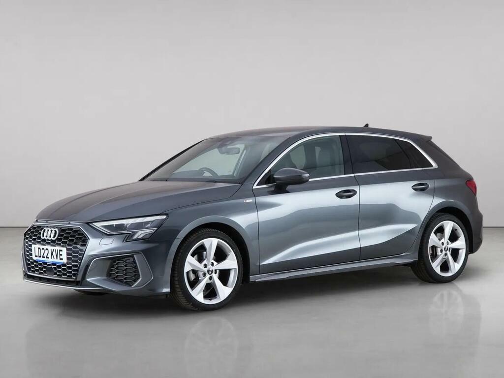 Audi A3 2.0 Tdi 35 S Line Sportback S Tronic Euro 6 Ss Grey #2