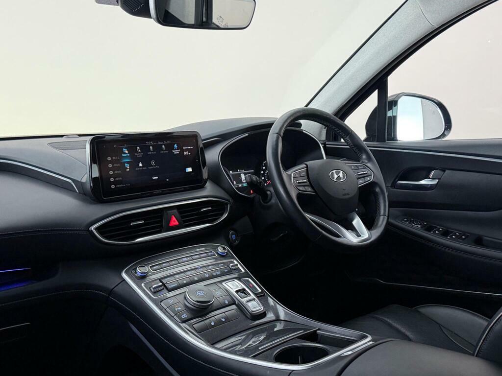 Hyundai Santa Fe 1.6 H T-gdi Premium Euro 6 Ss VK21NDJ Black #4