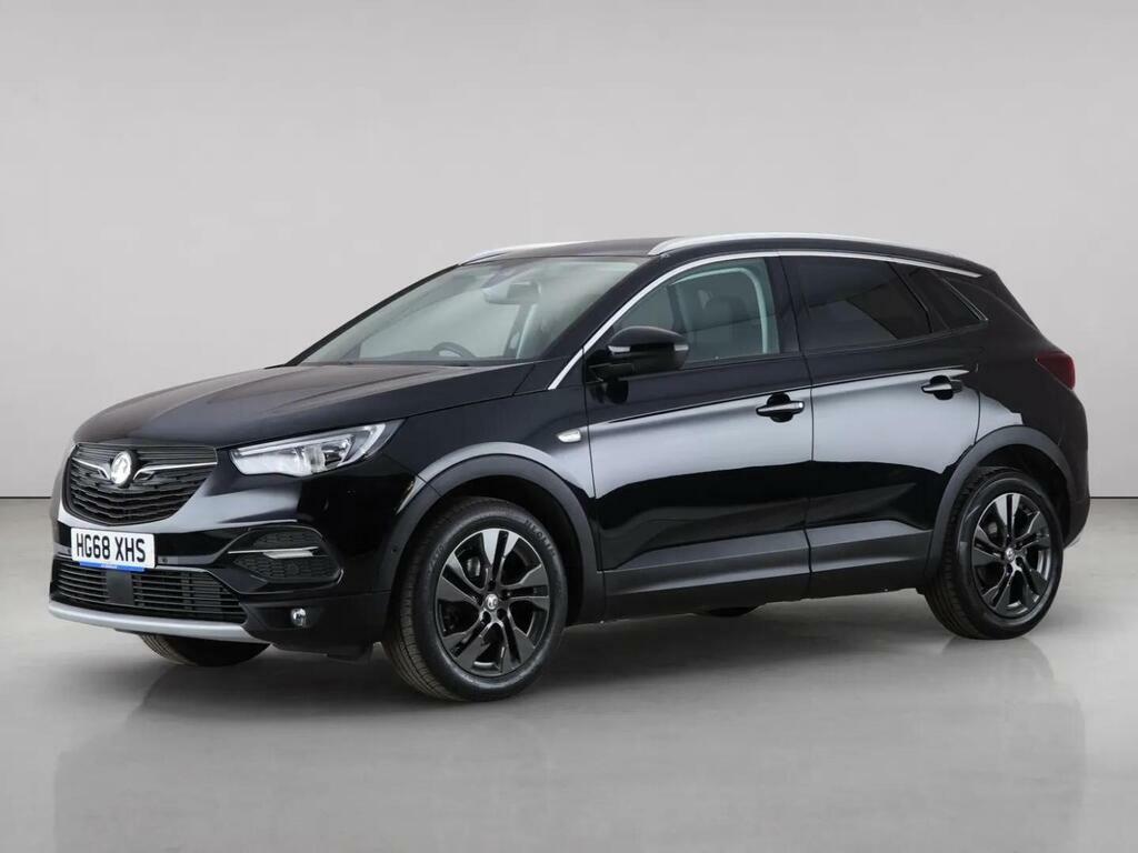Vauxhall Grandland X 1.2 Turbo Sport Nav Euro 6 Ss HG68XHS Black #2