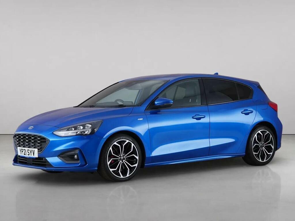 Ford Focus 1.0T Ecoboost Mhev St-line X Edition Euro 6 Ss YP21SYV Blue #2