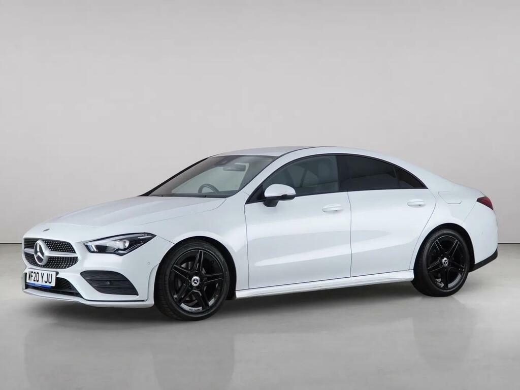 Mercedes-Benz CLA Class 1.3 Cla180 Amg Line Coupe 7G-dct Euro 6 Ss WF20YJU White #2