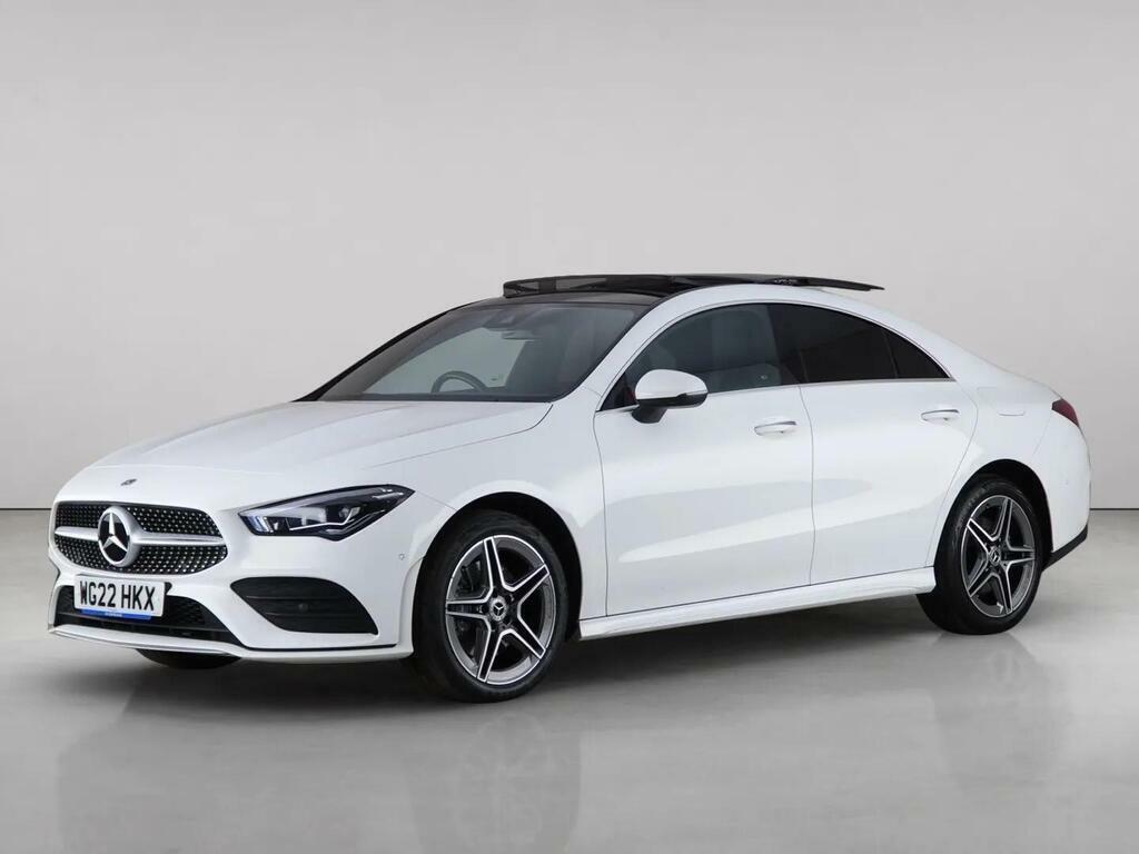 Mercedes-Benz CLA Class 1.3 Cla250e 15.6Kwh Amg Line Premium Plus Coupe WG22HKX White #2