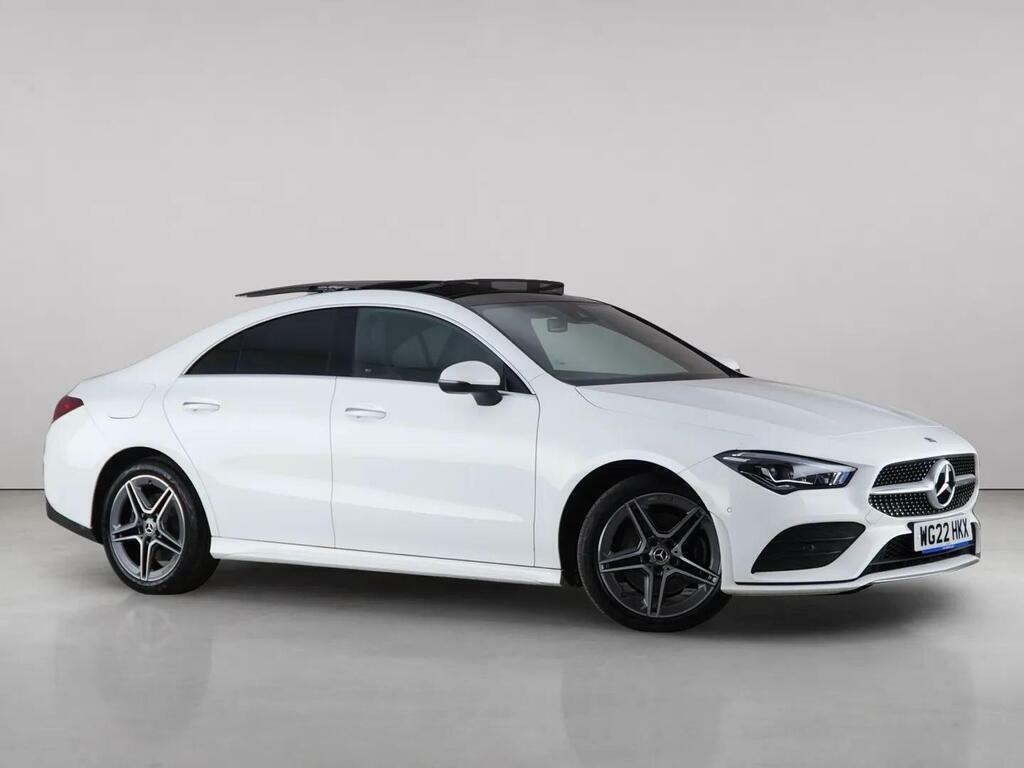 Mercedes-Benz CLA Class 1.3 Cla250e 15.6Kwh Amg Line Premium Plus Coupe White
