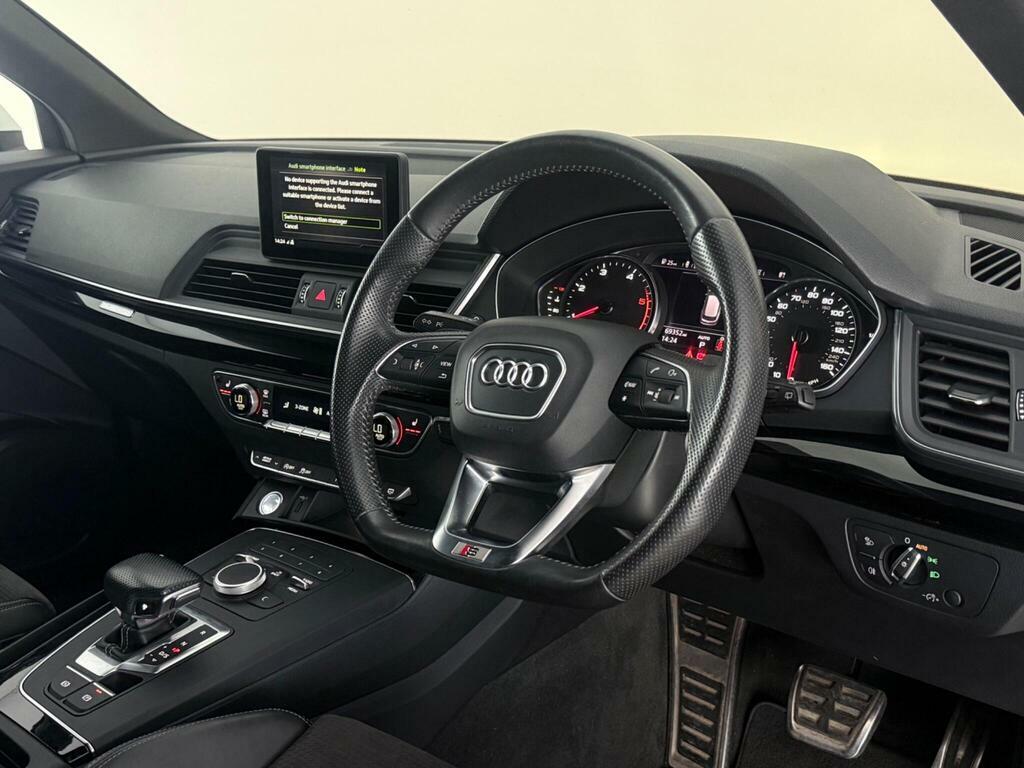 Audi Q5 2.0 Tdi 40 S Line S Tronic Quattro Euro 6 Ss PL18YEE White #3