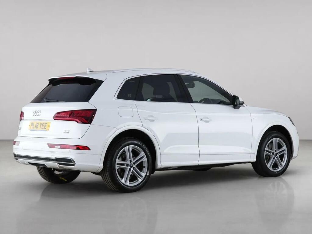 Audi Q5 2.0 Tdi 40 S Line S Tronic Quattro Euro 6 Ss PL18YEE White #6