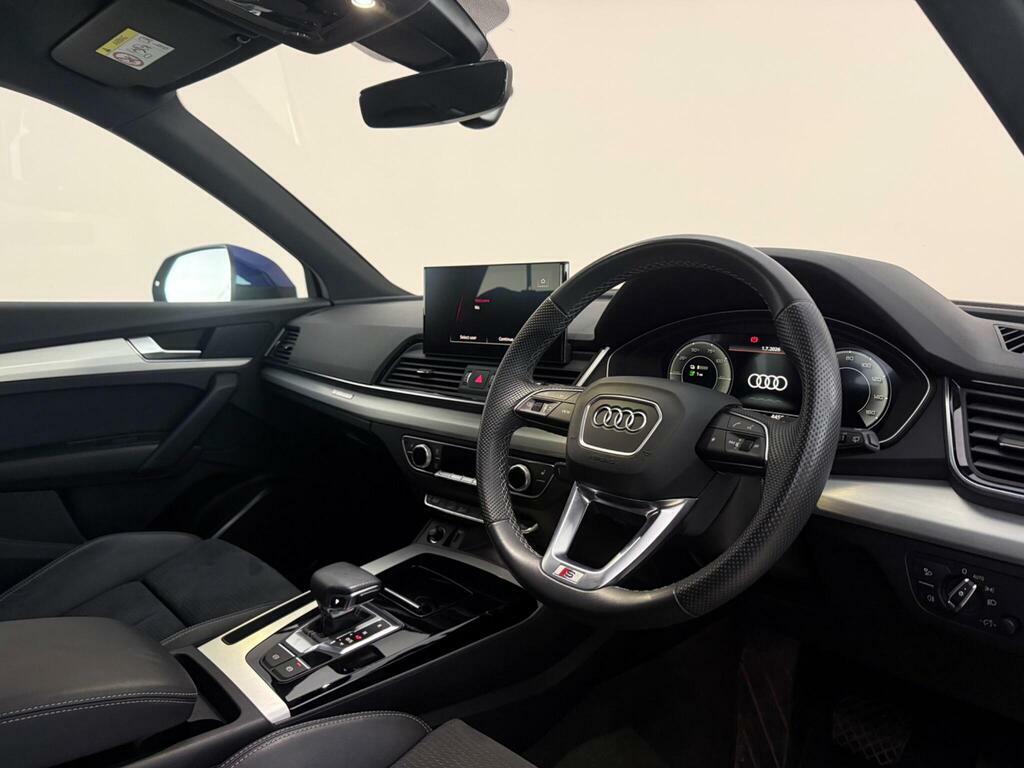 Audi Q5 2.0 Tfsie 50 S Line S Tronic Quattro Euro 6 Ss FP22BZG Blue #3