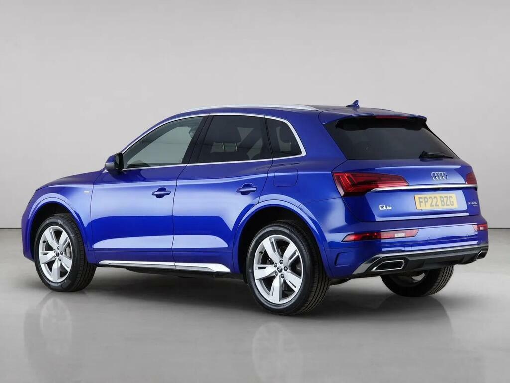 Audi Q5 2.0 Tfsie 50 S Line S Tronic Quattro Euro 6 Ss FP22BZG Blue #5