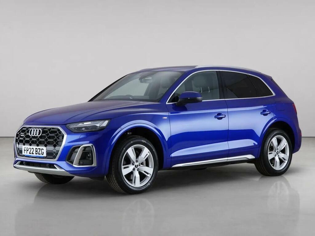 Audi Q5 2.0 Tfsie 50 S Line S Tronic Quattro Euro 6 Ss FP22BZG Blue #2