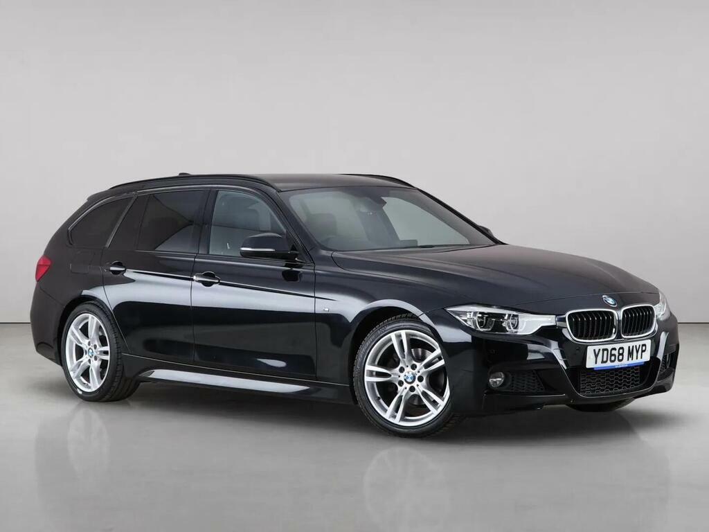 BMW 3 Series 2.0 318D M Sport Touring Euro 6 Ss Black